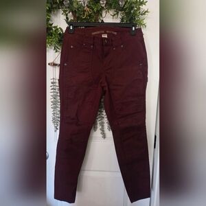 Duluth Trading Co Men's Dark Red Cargo Pants